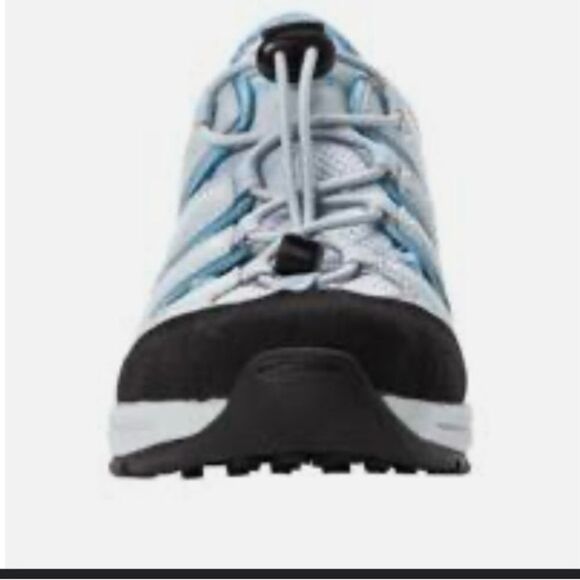 New women’s Propet Piper light blue & grey walking shoes size 7 WOA002M - Picture 3 of 10